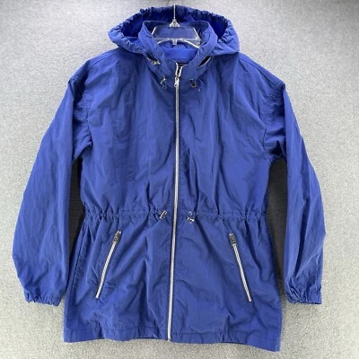 Abercrombie & Fitch женщин ветровка куртка маленький S скрытый толстовка с капюшоном отрегулировать талии - Изображение 1 из 4