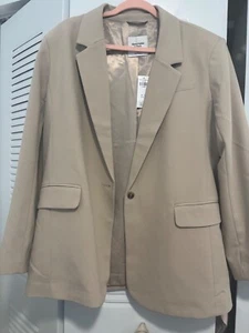 Women’s Abercrombie Beige Blazer Size XL - Picture 1 of 3