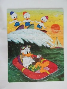 Vintage Donald Duck 100 Large Piece Jigsaw Puzzle #4649 Walt Disney - Picture 1 of 4