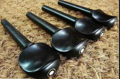 52 шт. Высококачественные Колышки для Виолы Черное дерево инкрустация Парижский глаз Виола струна тюнинг колышек Заколка - Изображение 1 из 4