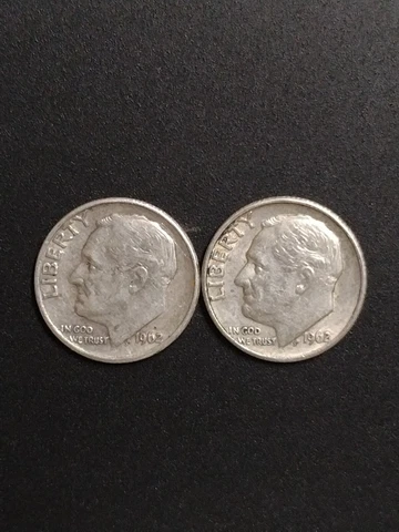 1962 P&D Roosevelt Dimes #3 Cover
