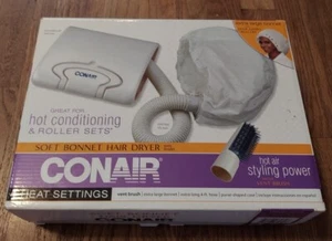 Conair Instant Heat Straightener~White ~Purse Shaped~ Brush ~4 Ft Hose - Picture 1 of 7