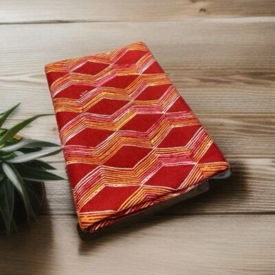 VTG 🐞”VERA” Tablecloth 60x83”  Geometric Wave Retro Kitschy Bright Colors - Image 1 of 4