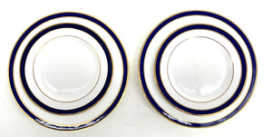 LENOX Plate Set of 4 Federal Cobalt Blue Bread and Butter Plate