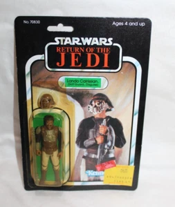 Kenner Star Wars ROTJ Lando Skiff Guard 77 B Back 1983 de colección sin usar, en caja - Imagen 1 de 6