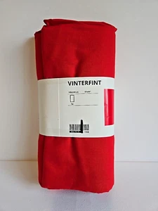 IKEA VINTERFINT Tablecloth - Red  57x94 " New 100% Cotton - Picture 1 of 6