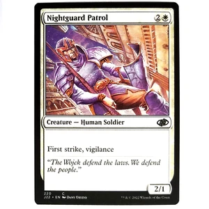 x4 Nightguard Patrol J22 Common Playset MTG M/NM White Creature Human Soldier - Picture 1 of 3