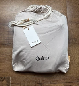 Quince Organic Bamboo Sand Sheet Set W/ 1 Pillowcase! Twin XL - NEW - Picture 1 of 2