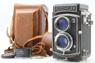 [Near MINT w/Case] RICOHFLEX Dia TLR 6×6 film camera RIKENON f3.5 80mm JAPAN - Image 1 of 4