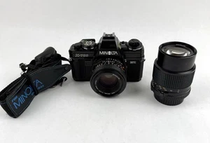 Minolta X-700 35mm Film Camera W/ Lenses 135mm 1:3.5 & 50mm 1:1.7 Fully Tested - Picture 1 of 24