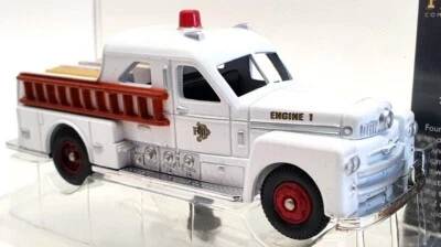 Corgi 10cm Long Fire Truck CS90056 - Seagrave 70th Anniversary Denver Co - White - Image 1 of 4