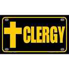 Clergy Novelty Mini Metal License Plate Tag