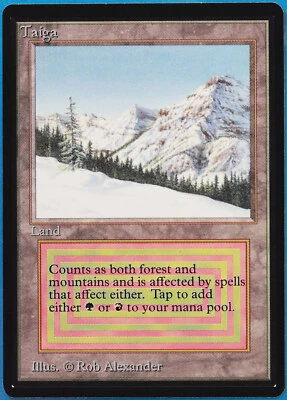 Taiga Beta MINT (Reserved List Dual Land MTG Magic Card) (470825) ABUGames - Image 1 of 2