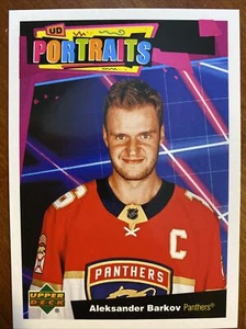 20-21 UD Series 1 Hockey Portraits P-37 Aleksander Barkov - Picture 1 of 2