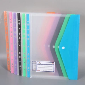 6 Pcs Colorful File Bag Document Pockets for Binders Student Use - Picture 1 of 12