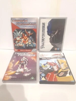 Transformers 4x DVD Bundle Joblot Original Animation & New Transformers Movie VG - Image 1 of 4