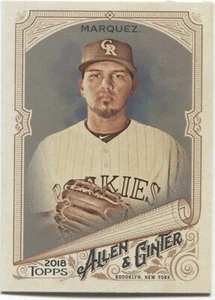 German Marquez SP 2018 Allen & Ginter PLATA BRILLANTE CAJA CALIENTE - ROCKIES - #349 - Imagen 1 de 1