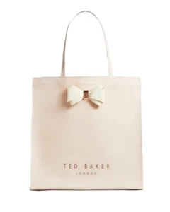 Ted Baker Alacon große Icon-Tasche mit einfacher Schleife (hellrosa) Neu mit Etikett - Bild 1 von 5