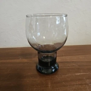 Vaso de agua potable/té helado gris ahumado MCM Federal Glass Sundown - Imagen 1 de 8