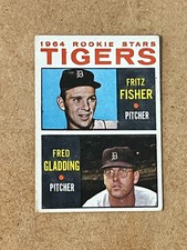 1964 Topps Fritz Fisher Fred Gladding Rookie #312 G-VG