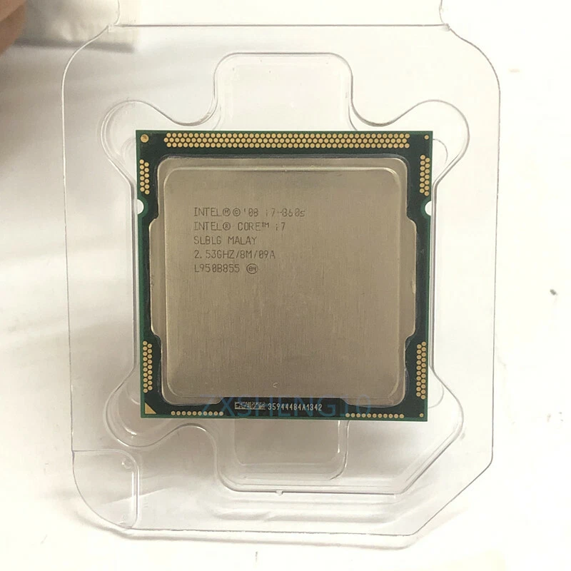 Intel Core i7-860s CPU Quad-Core 2.53 GHz 8M SLBLG LGA 1156 82W Processors - Image 1 of 1