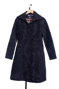 Womens Coat Desigual Black Jacket Size 38 - Picture 1 of 11