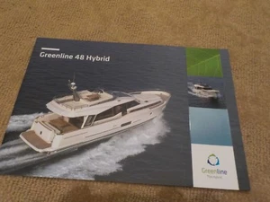 GREENLINE THE HYBRID 48 HYBRID MARKETING BROCHURE - ENERGY SAVING YACHT - Picture 1 of 7