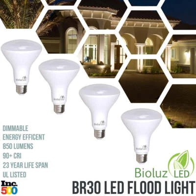 Bioluz LED BR30 LED Flood Light Bulbs - Image 1 of 4