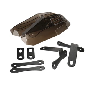 Smoke Motorcycle Handguards Hand Guards Protectors For Harley Electra Glide FLHR - Picture 1 of 8