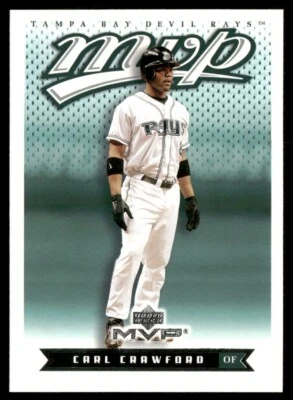 2003 Upper Deck MVP #199 Carl Crawford Tampa Bay Devil Rays - Image 1 of 2