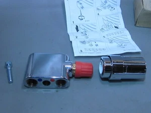 1 X Danfoss Thermostatkopf  013G9373 Chrome Design Heizkörper Ventil  (20) - Bild 1 von 6