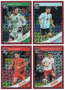 2018-19 Donruss refractores ópticos rojo velocidad/50 elige cualquier juego completo - Imagen 1 de 5