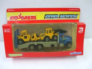 Majorette Super Movers 3030 Series Construction Heavy Duty Transporter #3032 NIB - Picture 1 of 12