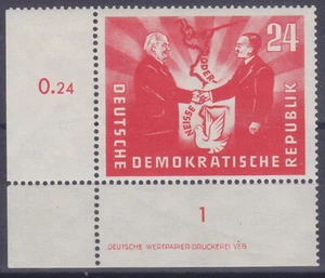 DDR (R.d.a.) 284 Dv 24 Pfenning Deutsch-Polnische Amitié, Avec Impression - Picture 1 of 1