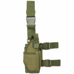 Tactical Molle Drop Leg Gun Holster Universal Right Hand Thigh Pistol Holster - Picture 1 of 13