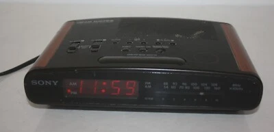 Sony Dream Machine Black Dual Alarm Clock Radio - Image 1 of 4