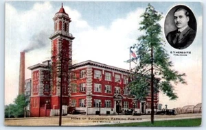 Postcard IA Des Moines Home Of Successful Farming Pub Co O5 - Picture 1 of 2
