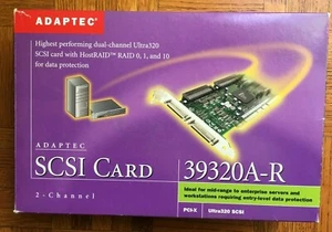 ADAPTEC SCSI CARD 39320A-R, Mint, FREE SHIPPING - Picture 1 of 7