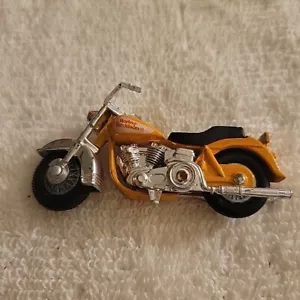 VINTAGE 1980 MATCHBOX NO 50 ORANGE HARLEY DAVIDSON DIECAST MOTORCYCLE - Picture 1 of 2