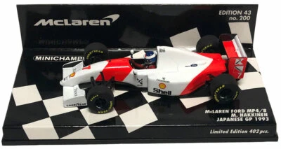 Minichamps McLaren Ford MP4/8 #7 Japanese GP 1993 - Mika Hakkinen 1/43 Scale - Image 1 of 2