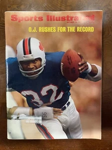 Sports Illustrated OJ Simpson Rushing Record October 29. 1973 - Picture 1 of 4