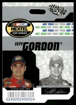 2004 Press Pass Trackside Hot Pass #HP7 Jeff Gordon - Image 1 of 2