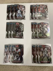 2022 Bowman Chrome University Football Georgia Bulldogs Team Base Rookie Lot - Picture 1 of 1