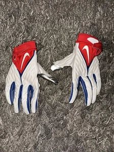 Guantes de fútbol Nike Superbad para hombre pequeños EE. UU. rojos/blancos/azules - Imagen 1 de 5