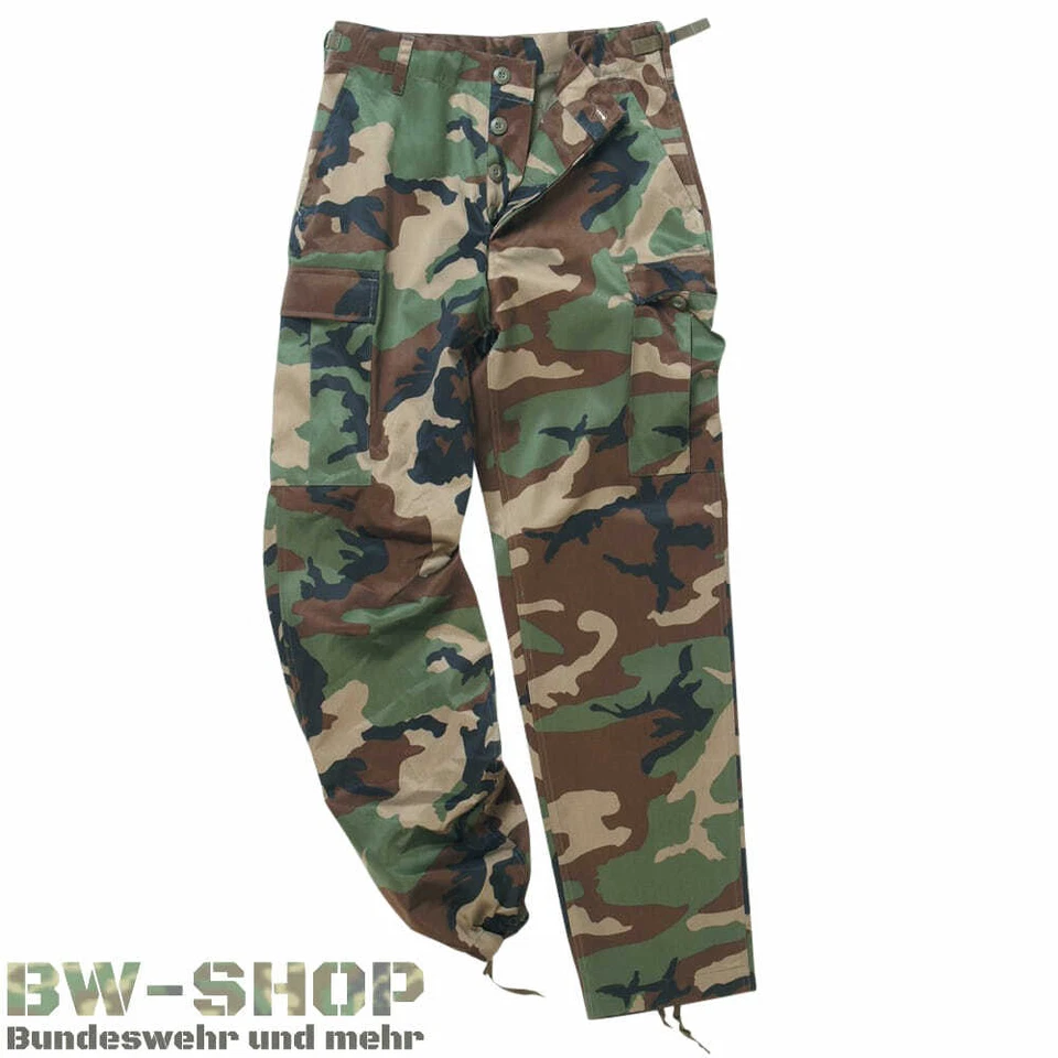 US RANGERHOSE BDU BW FELDHOSE WOODLAND NEU ARMEE ARMY HOSE ARBEITSHOSE TARNHOSE