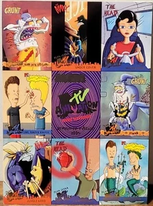 Fleer Ultra MTV Animación PE 8 Tarjetas Hoja Promocional - 1995 Beavis & Butthead - Imagen 1 de 6
