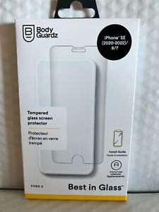 BodyGuardz - Pure 2 Screen Protector for Apple iPhone SE(2020)/8/7/6s - Clear