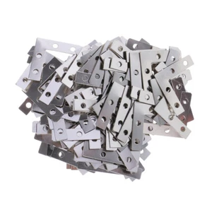 100 pcs Metall Flachverbinder Verbindungsbleche Verbinder Holzverbinder für - Bild 1 von 10