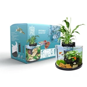FREEPOSTAGE Bioscape 12 litre Glass Aquarium Complete Unit Fish Shrimp Tank - Picture 1 of 1
