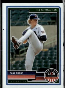 2023 Panini USA Baseball Stars & Stripes #23 Zane Burns - Picture 1 of 2
